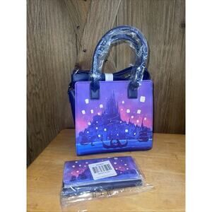 Loungefly Disney Tangled Lanterns Satchel Bag - NWT